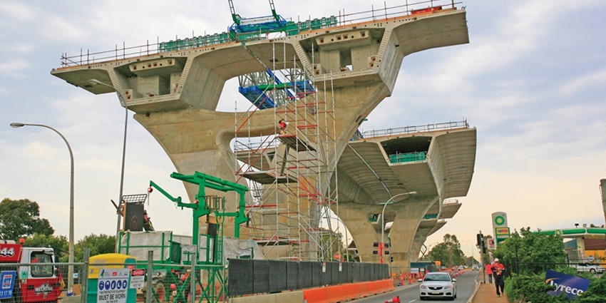 South Road Superway: Adelaide. SA, Australia