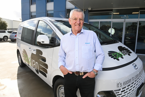 A new van for the Carevan Foundation